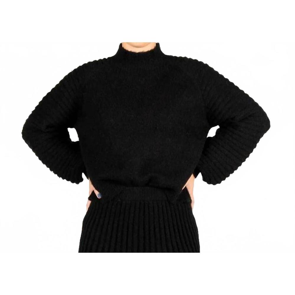 NEW SINCERELY OURS kat sweater in black